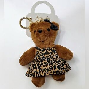 Natasha Brown Teddy Bear Keychain / Bag Charm